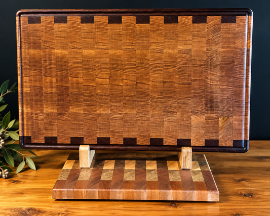 Premium Tasmanian Oak & Blackwood End - Grain Chef's Board